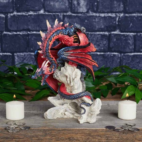 Grim Guardian Dragon Statue