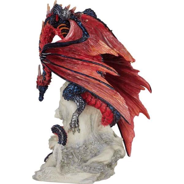 Grim Guardian Dragon Statue