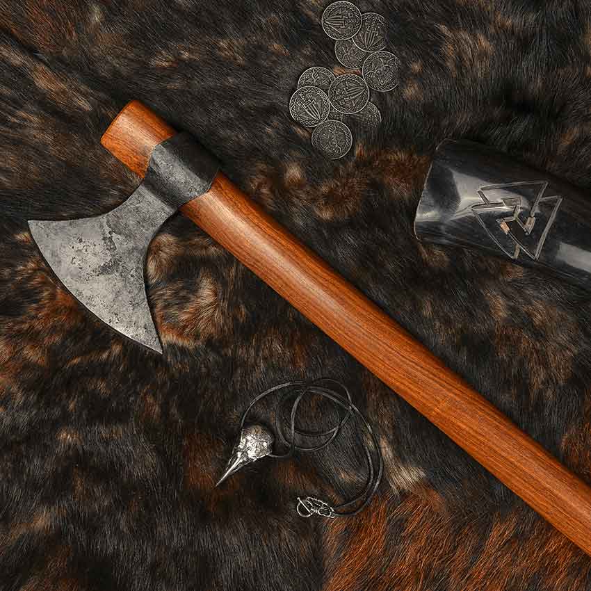 Allan 23V Viking Bearded Throwing Axe SCA Thrown Weapons