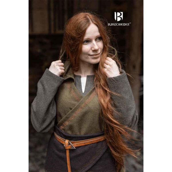 Late Medieval Winter Wrap Dress - BG-1084 - Medieval Collectibles