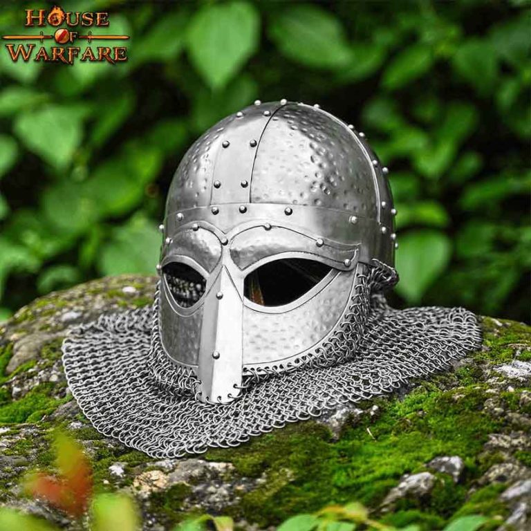 Norse Warrior Helmet with Aventail - HW-700499 - Medieval Collectibles