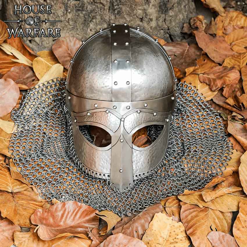 Norse Warrior Helmet with Aventail - HW-700499 - Medieval Collectibles