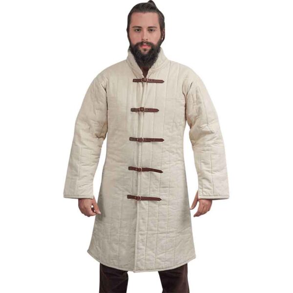 Medieval Gambeson - Ecru