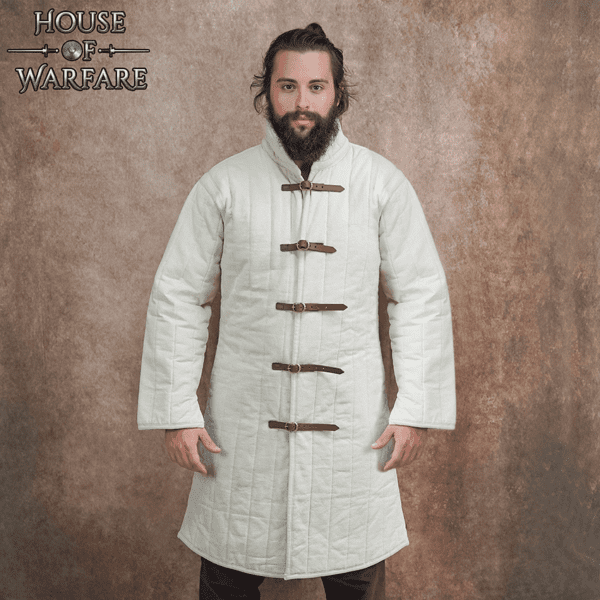 Medieval Gambeson - Ecru