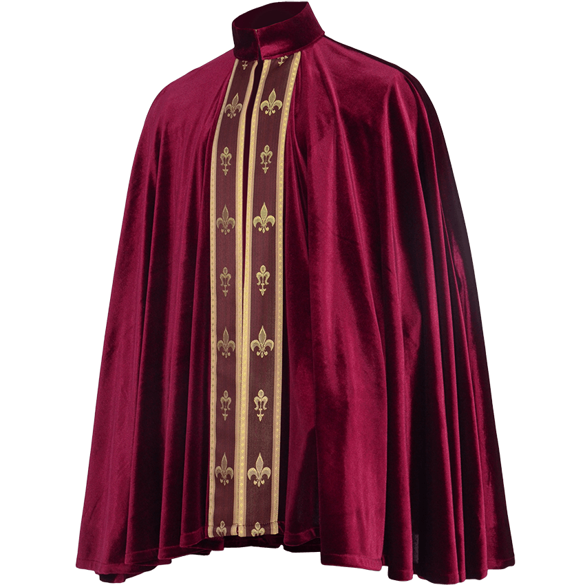 Regal Fleur de lis Short Cloak - MCI-529 - Medieval Collectibles