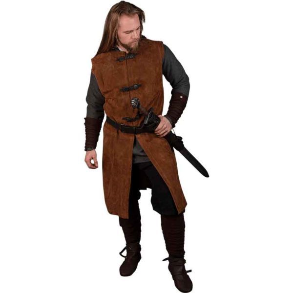 Bowen Suede Jerkin - MY100825 - Medieval Collectibles