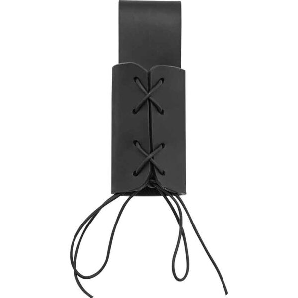 Leather Dagger Frog - Black