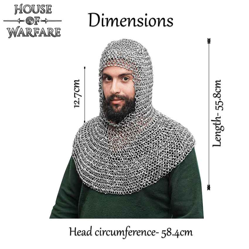 Chainmail Coif - 300188 - Medieval Collectibles