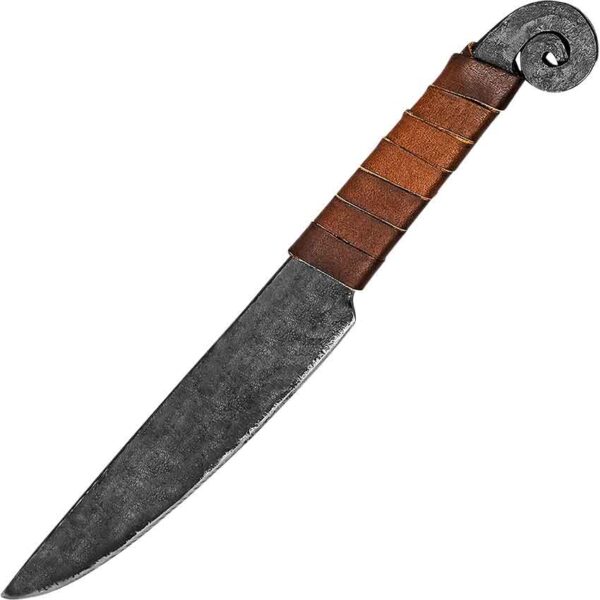 Scrolled Germanic Knife