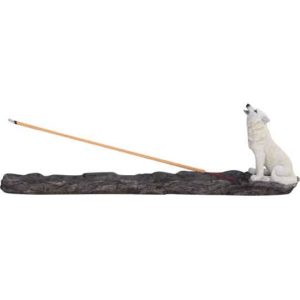 Snow Wolf Incense Burner