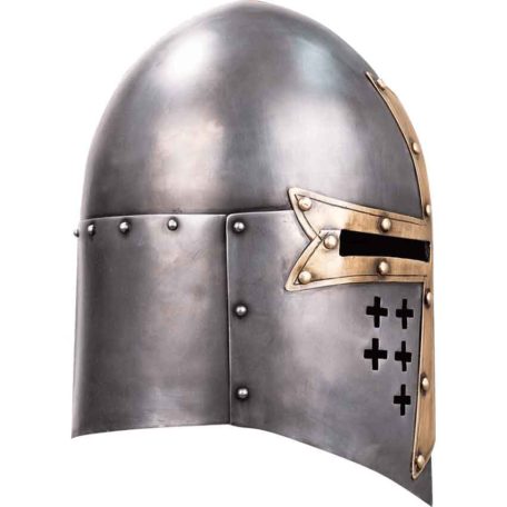 Knights Templar Sugarloaf Helm - 300552 - Medieval Collectibles