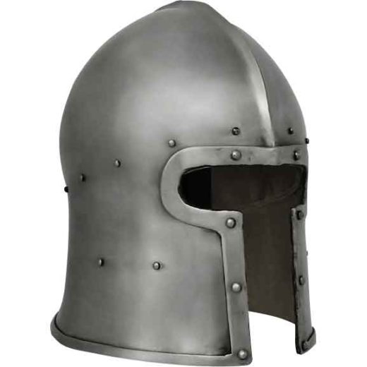 T-Face Barbute Helmet - AB0336 - Medieval Collectibles