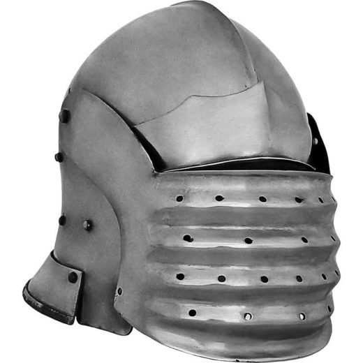 Bellows Face Sallet Helmet - AB0343 - Medieval Collectibles