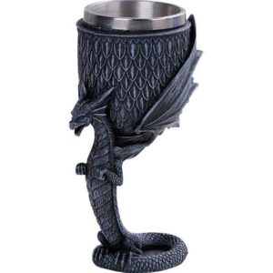 Grey Dragon Stem Goblet