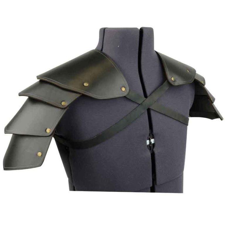 Knights Leather Spaulders