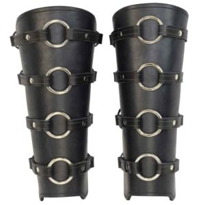 Berserker Leather Greaves - DK5203 - Medieval Collectibles