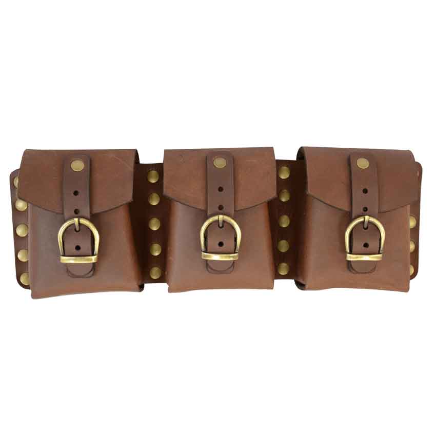 Leather Pouch Utility Belt