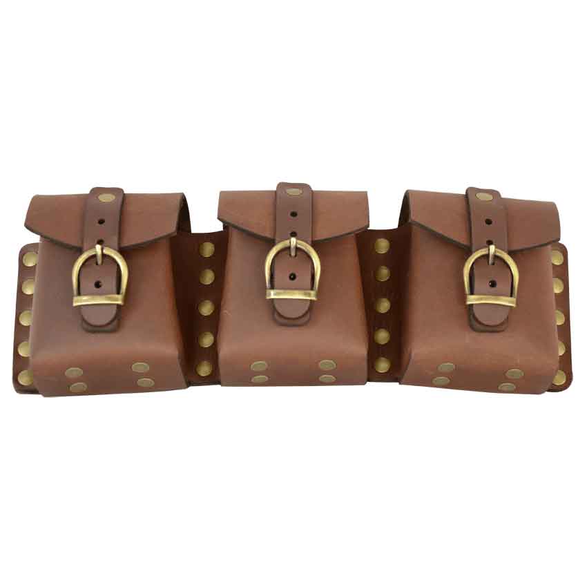 Gear Studded Belt W-Pouch