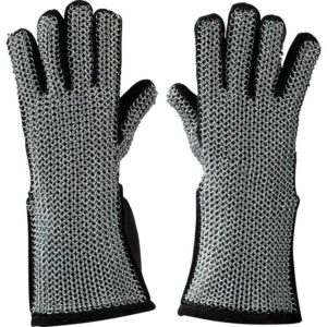 Richard chainmail gloves, oiled