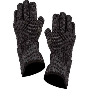 Richard chainmail gloves, oiled