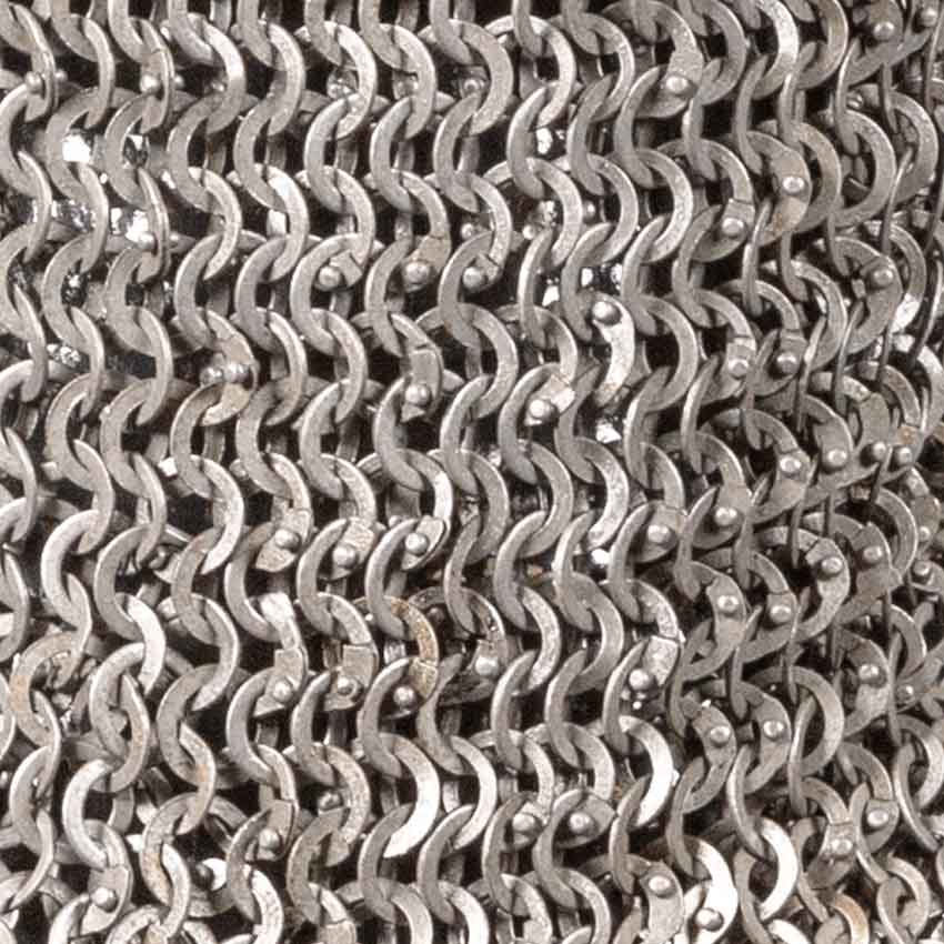 Flat Ring Round Riveted Chainmail Coif - Medieval Collectibles