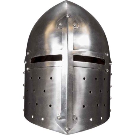 Sugar Loaf Steel Helmet - 18 Gauge - HW-700741-18 - Medieval Collectibles