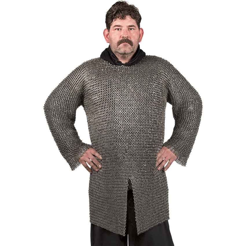 Riveted Chainmail Hauberk for Sale - Medieval Ware