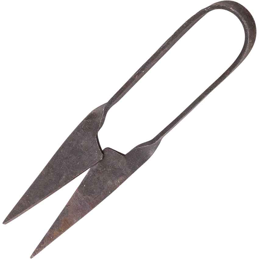 Medieval Spring Scissors, Hand-Forged Spring Steel