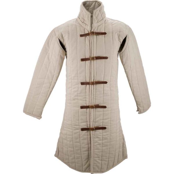 Medieval Gambeson – Ecru