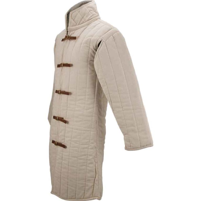 Medieval Gambeson – Ecru