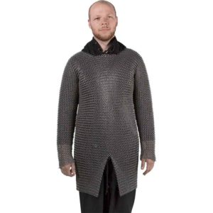 Chainmail Shirt Flat Riveted With Flat Warser Chain Mail Shirt 8 Mm Full  Sleeve Hubergion Shirt Bedst 