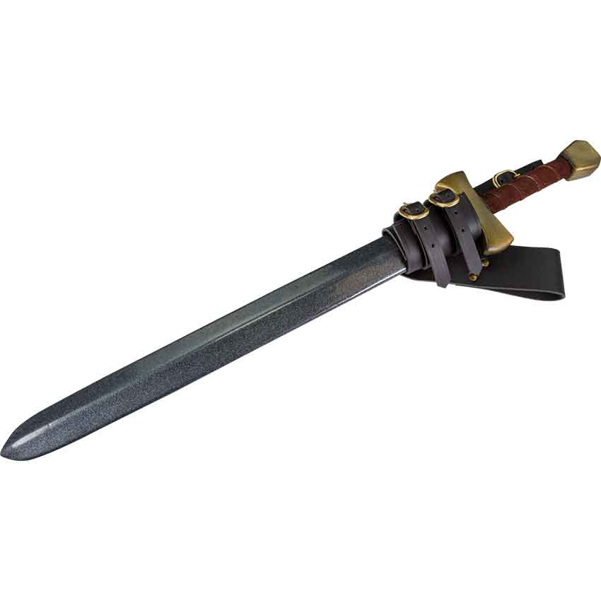 1 2 3pcs Mens Medieval Faux Leather Sword Frog Vintage Middle Ages