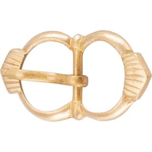 Round Brass Belt Buckle - 3 Inch