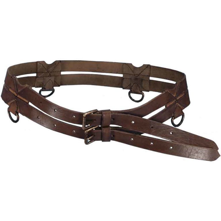 Leather Twin Belt - MCI-2207 - Medieval Collectibles