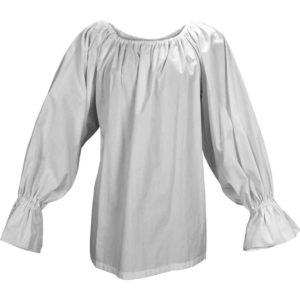 Ruffled Long Sleeve Chemise Top - MCI-549 - Medieval Collectibles