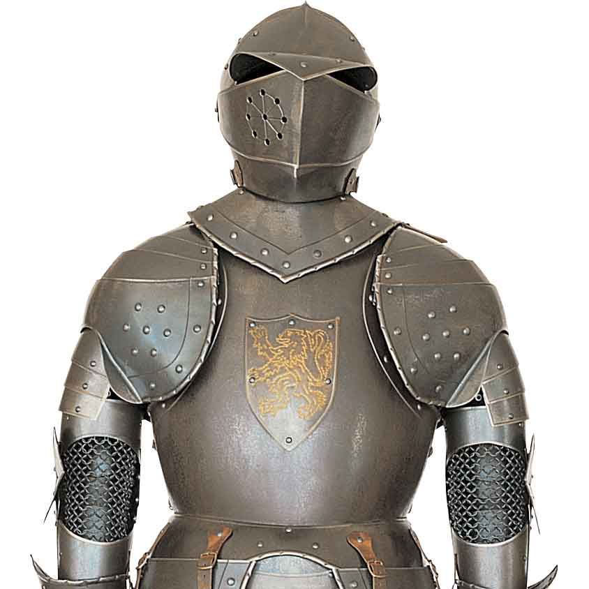 16th Century Aged Finish Full Suit of Armor - ME-0024 - Medieval  Collectibles