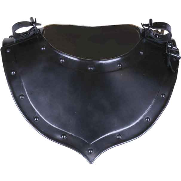 Small Blackened Balthasar Gorget - MY100053 - Medieval Collectibles