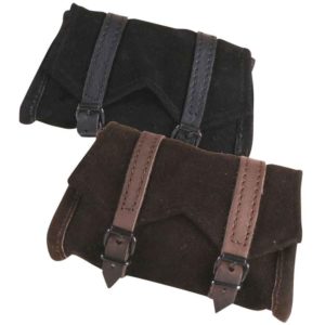 ✓ The Messenger's Medieval Genuine Leather Belt Pouch