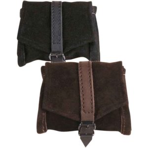 Soldier's Leather Belt Pouch Renaissance – Boots By Bohemond