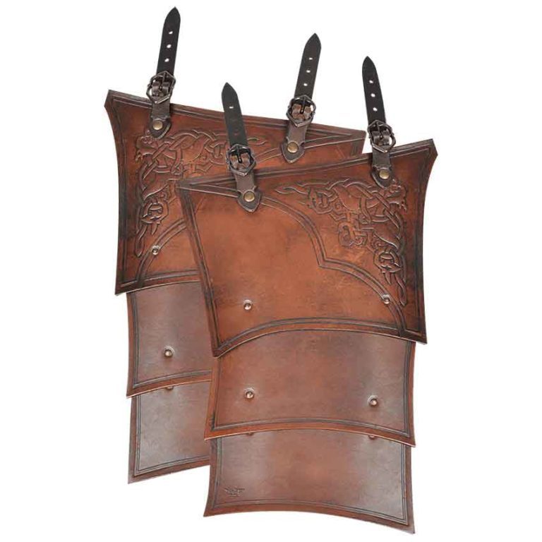 Celtic Mantikor Leather Tassets - MY100417 - Medieval Collectibles