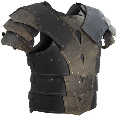 Mercenary Leather Cuirass with Pauldrons - RT-239 - Medieval Collectibles