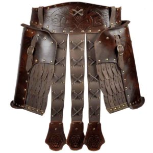 Odomar Viking Leather Bracers
