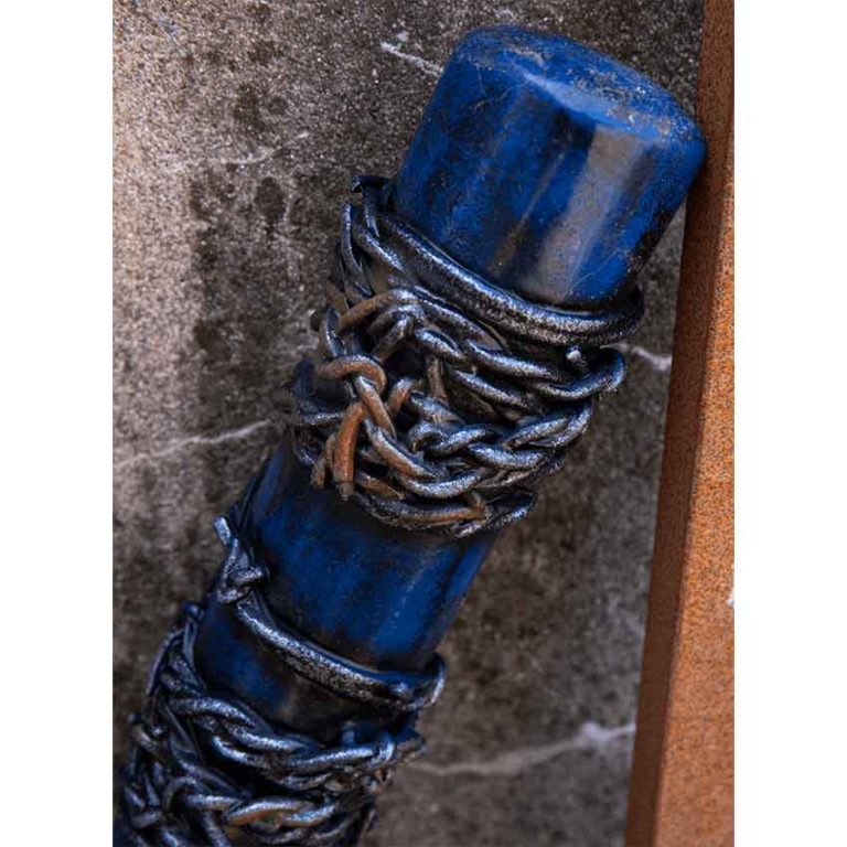 Barbed Wire LARP Bat - Blue