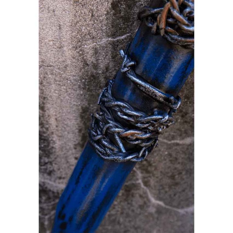 Barbed Wire LARP Bat - Blue