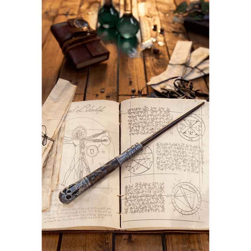 Necromancer LARP Wand - Brown - MCI-3573 - Medieval Collectibles