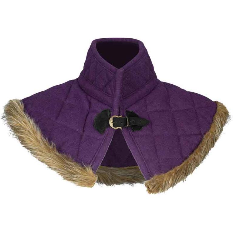 Nimue Fur Lined Wool Gorget