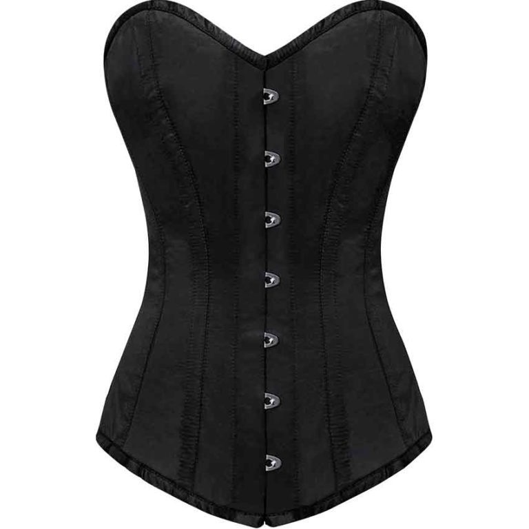 Aida Black Gothic Corset - CT-CD-146 - Medieval Collectibles