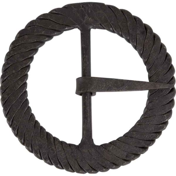 3 Inch Twisted Iron Round Buckle