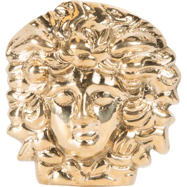 Brass Medusa Adornment - HW-700796 - Medieval Collectibles