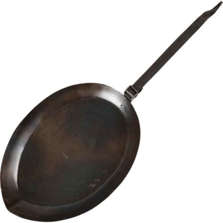 Large Cooking Pan with Folding Handle - HW-701072 - Medieval Collectibles